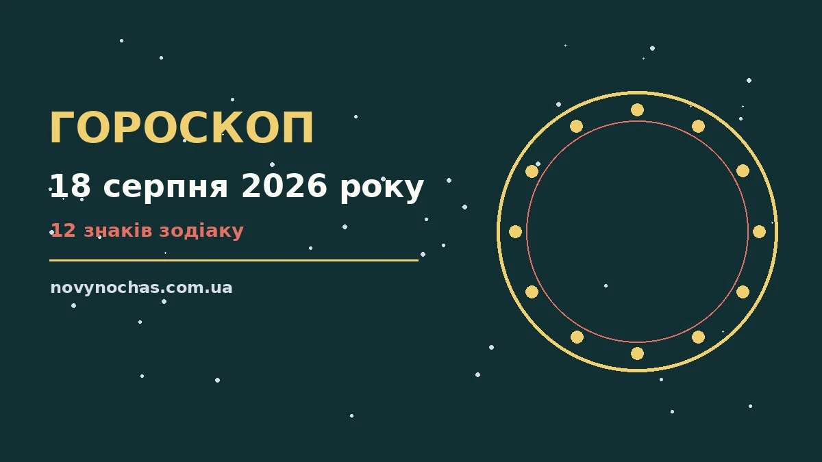 Гороскоп на 18 серпня 2026 року: що підготували зорі для впевненого початку дня