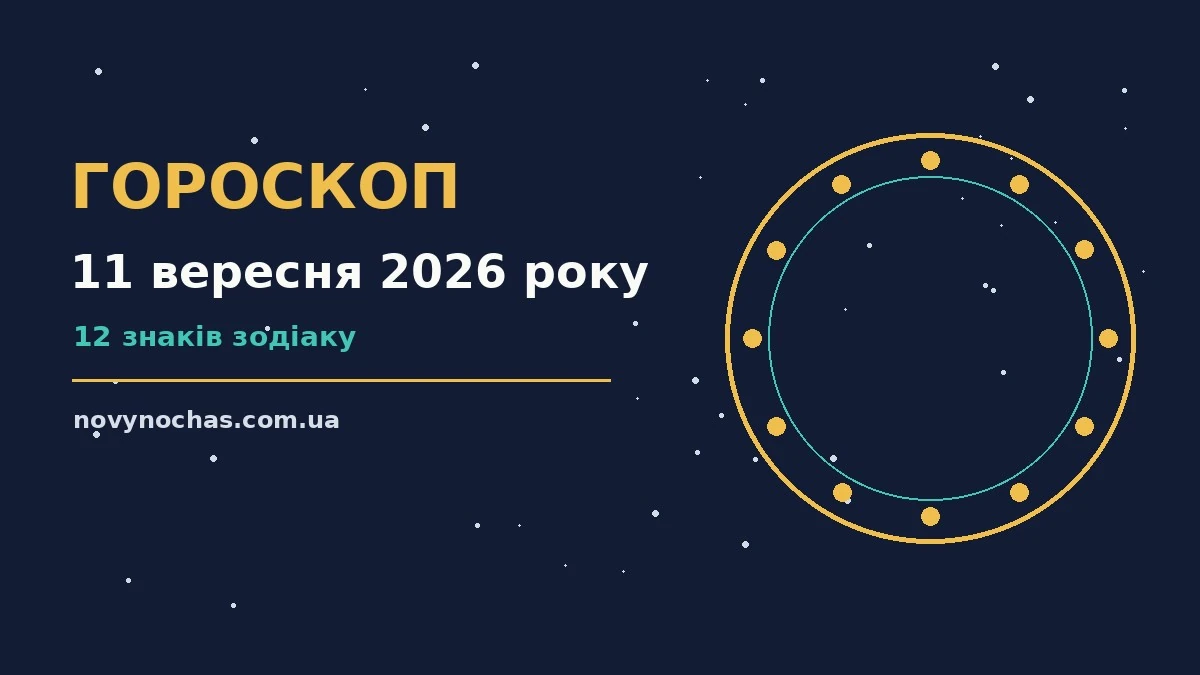 Гороскоп на 11 вересня 2026 року: що підготували зорі для впевненого початку дня
