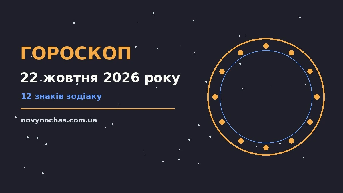 Гороскоп на 22 жовтня 2026 року: що підготували зорі для впевненого початку дня