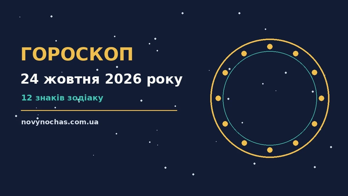 Гороскоп на 24 жовтня 2026 року: що підготували зорі для впевненого початку дня