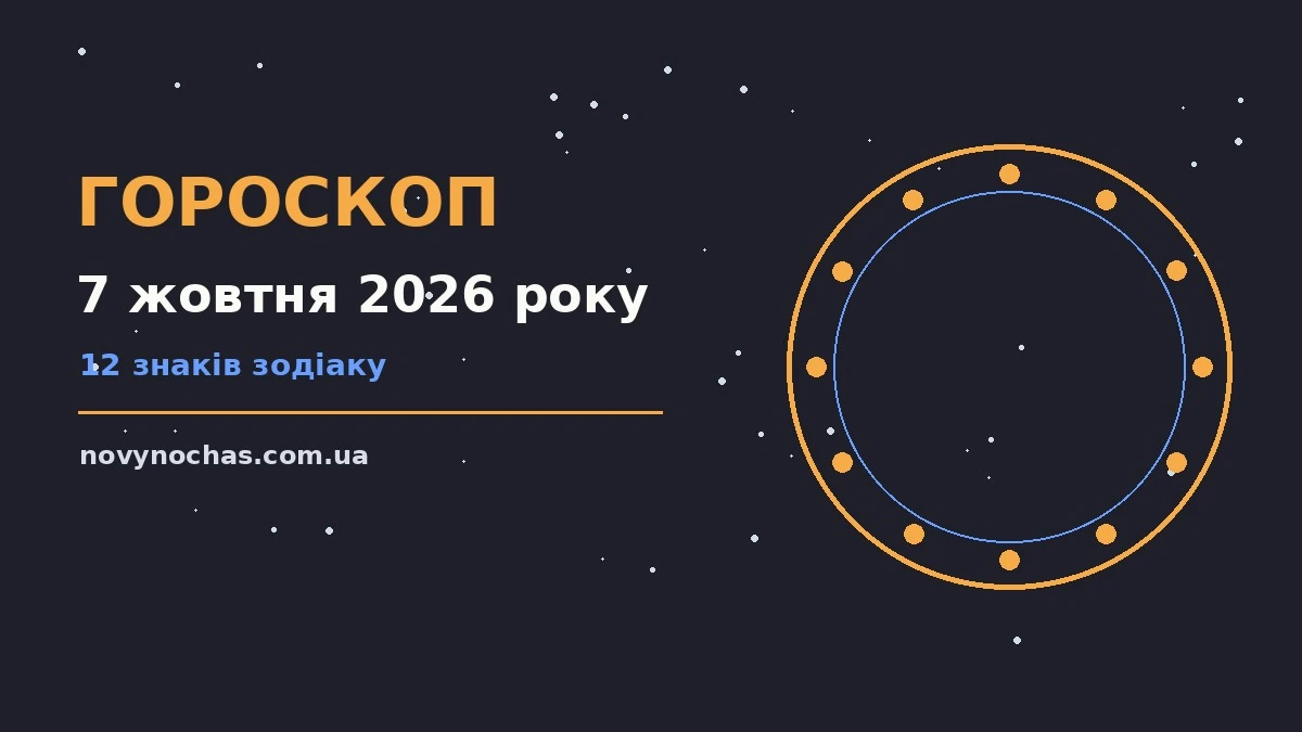 Гороскоп на 7 жовтня 2026 року: що підготували зорі для впевненого початку дня