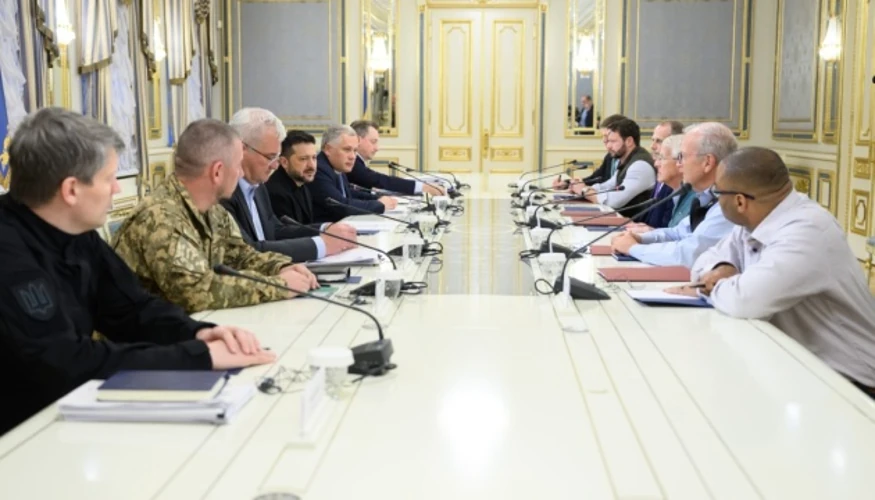 Зустріч Зеленського з сенаторами США у Києві відбулася під час повітряної тривоги