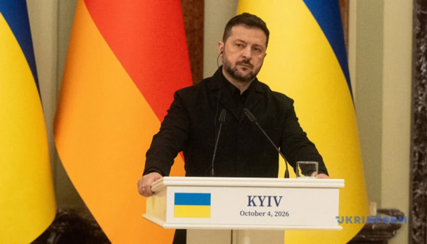 Зеленський у Києві разом із Мерцом оприлюднив дані про ракетний арсенал РФ